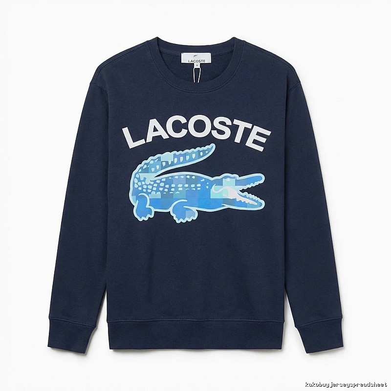 Lacoste Classic Style Fashion Navy Blue Sweatshirt
