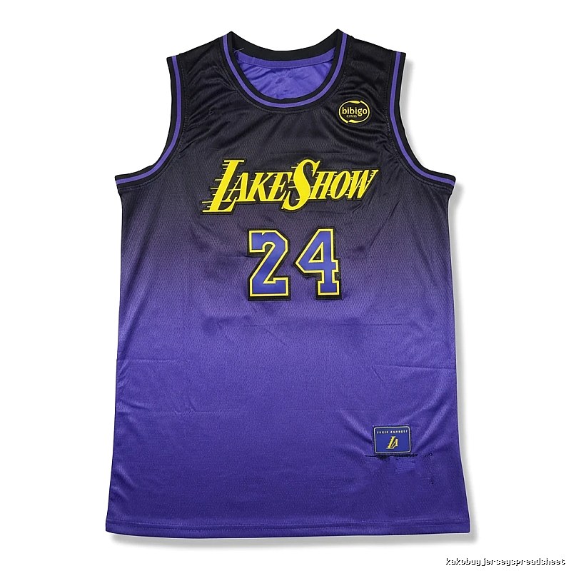 Lakers gradient-style basketball uniforms
