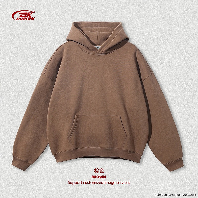 Logo Detail Pullover hoodie Navy Blank Kangaroo with Relaxed Feel