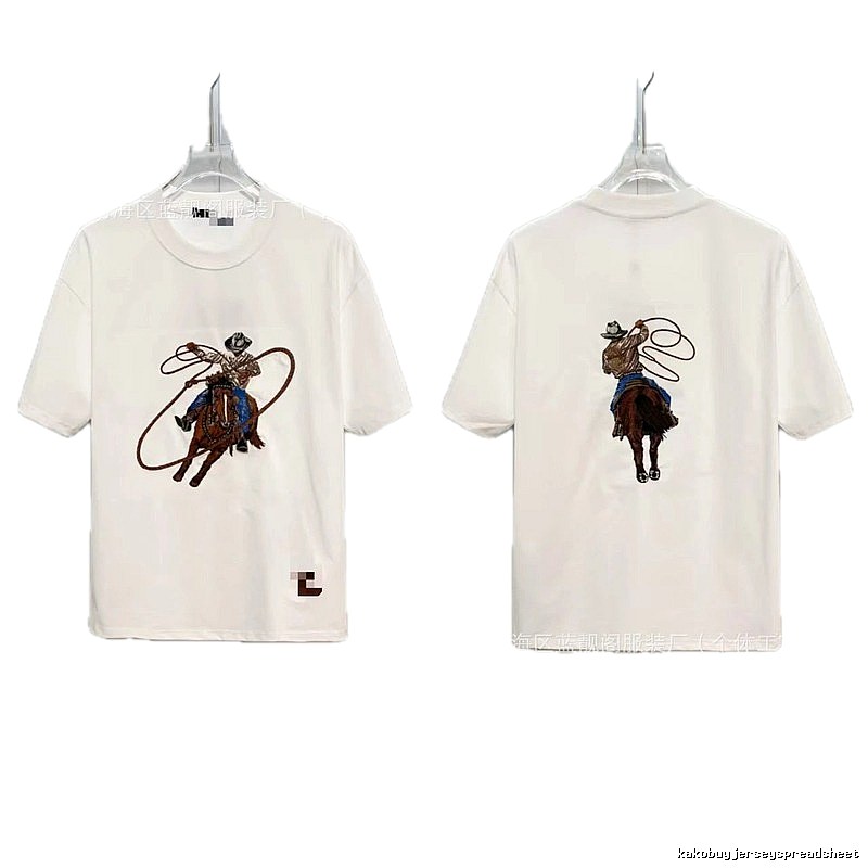 Louis Vuitton Denim Collection Vintage Style White T-Shirt