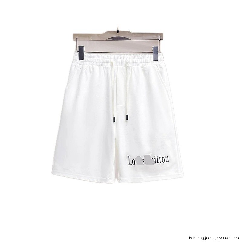 Louis Vuitton Letter Print Casual Style White Shorts
