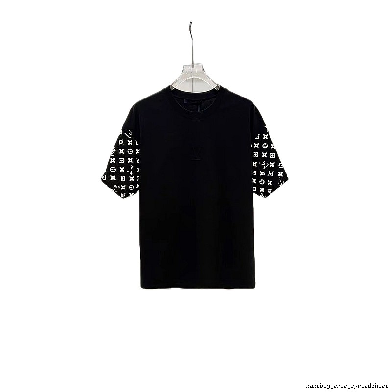 Louis Vuitton Monogram Trendy Black Short-Sleeve T-Shirt