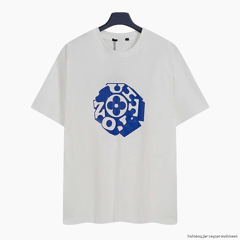 Louis Vuitton Printed Trendy Style White Short-sleeve T-shirt