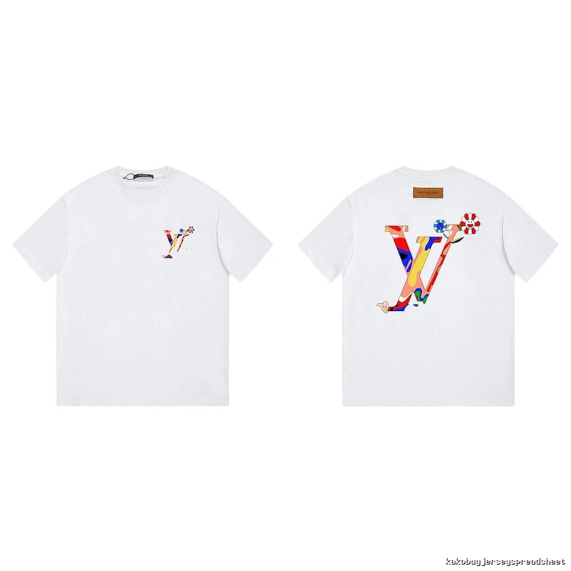 Louis Vuitton Sunflower Streetwear Style White T-shirt