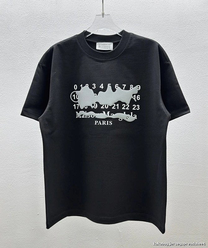 Maison Margiela Digital High Street Black T-shirt