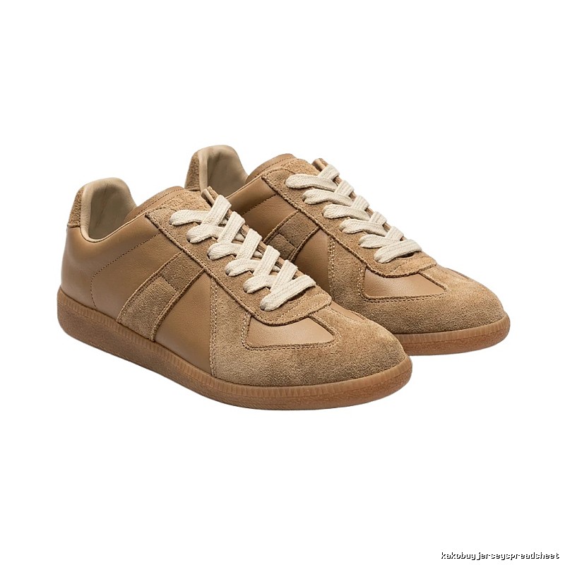 Maison Margiela German training style brown shoes