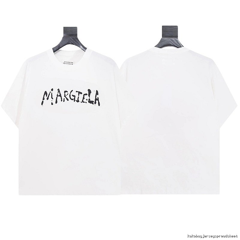 Maison Margiela Graffiti Street Style White T-shirt