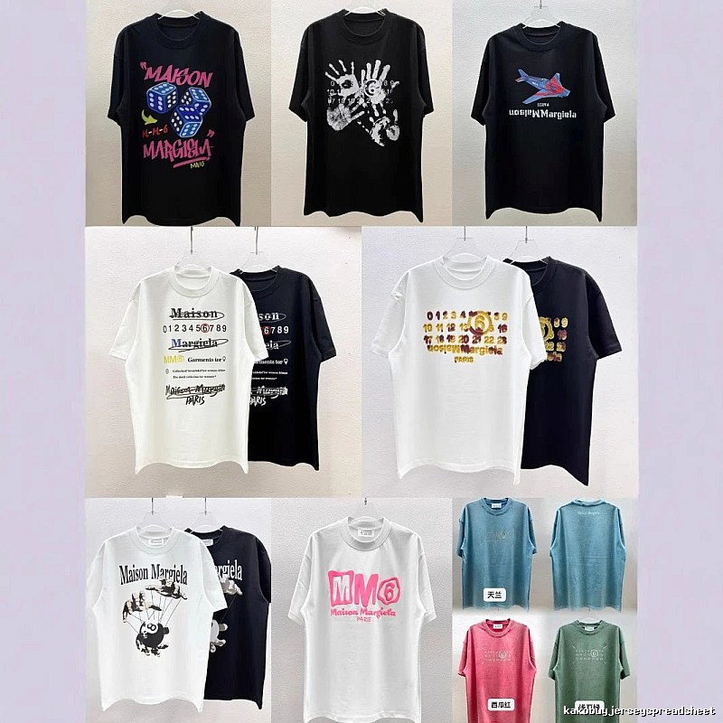 Maison Margiela MM6 Street Style Multi-color T-Shirt