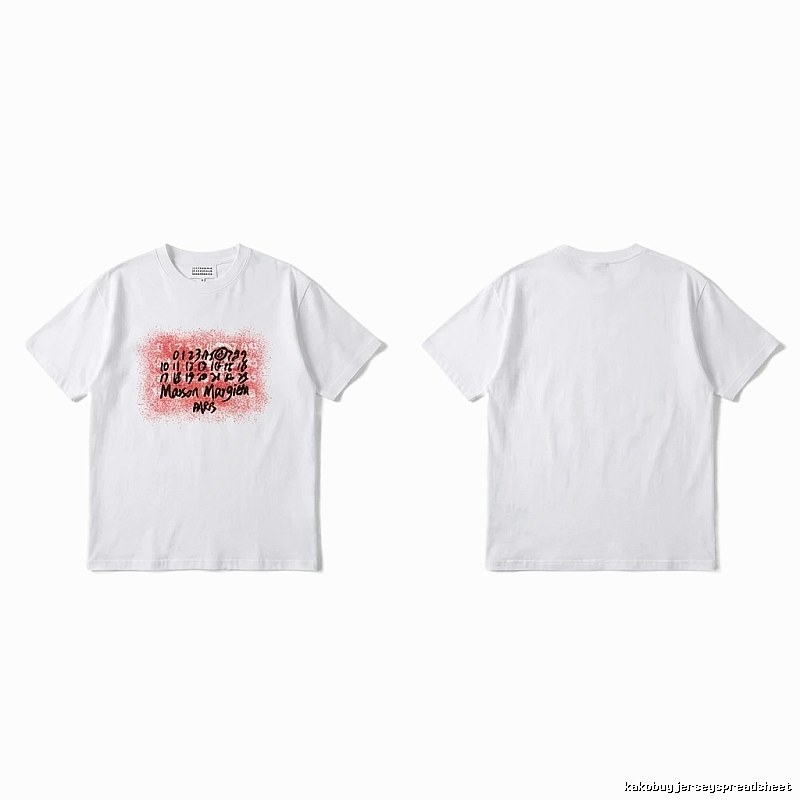 Maison Margiela white T-shirt with digital print