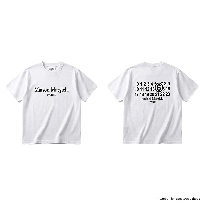 Maison Margiela white T-shirt with digital printing
