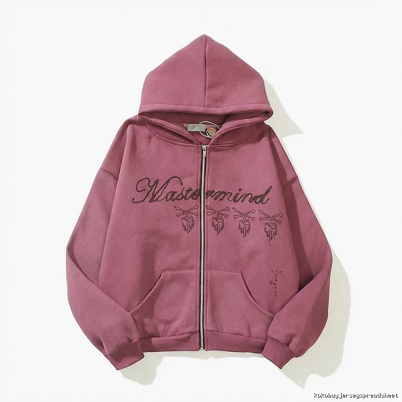 Mastermind Dark Style Rose Red Hoodie