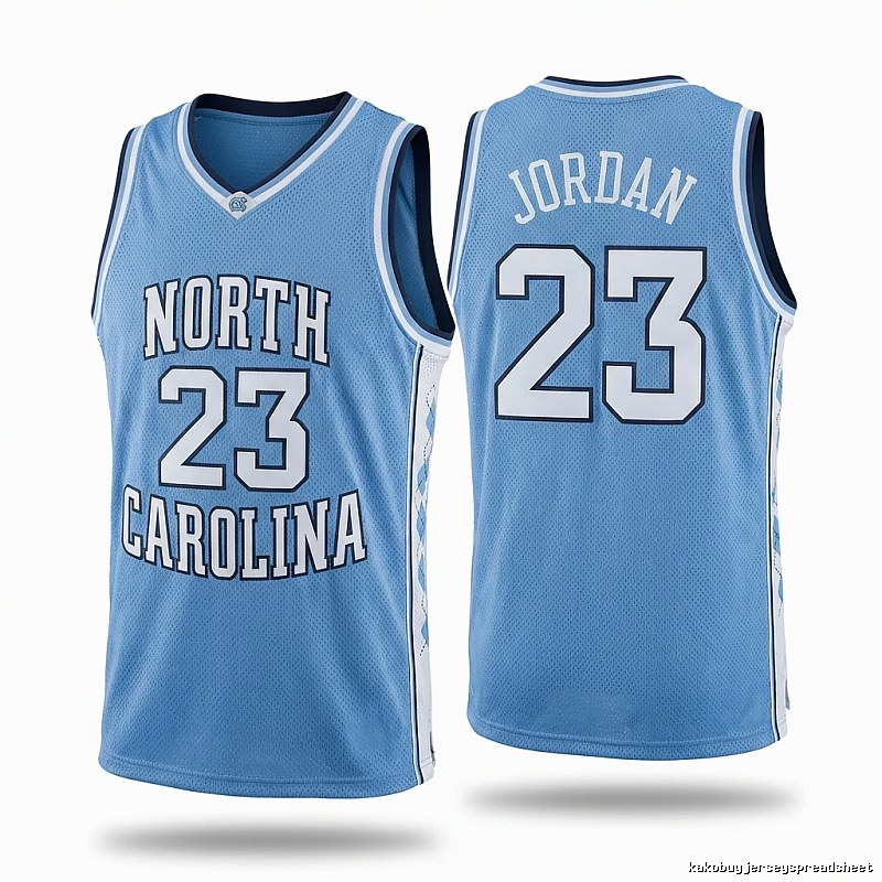 Michael Jordan retro-style blue jersey