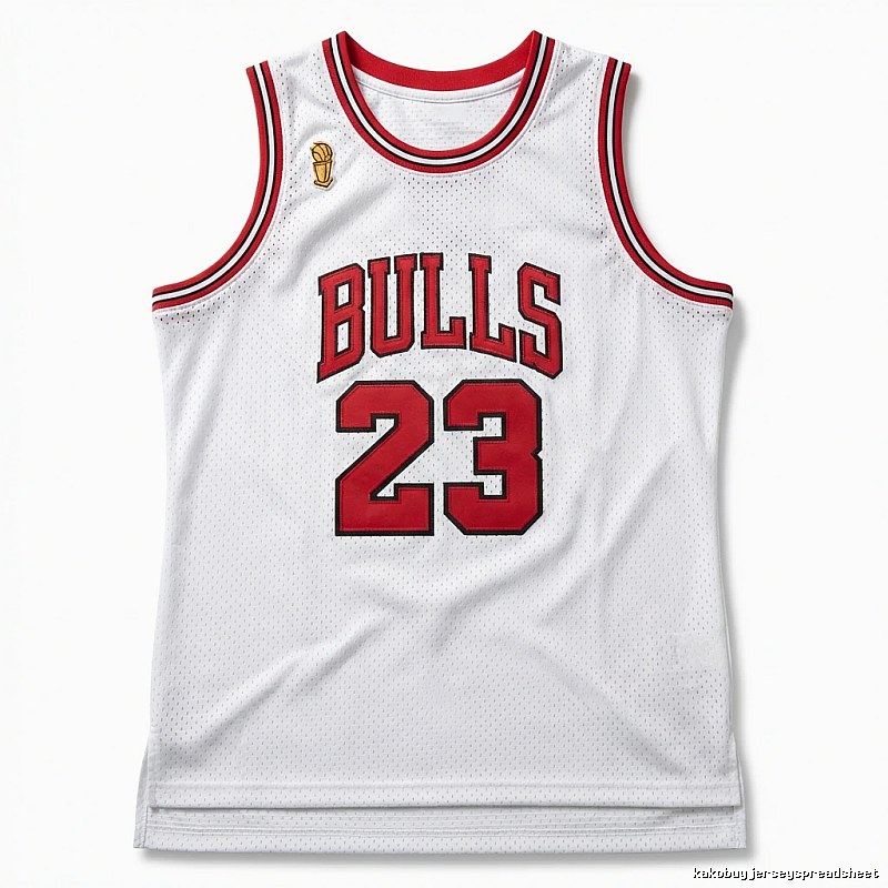 Michael Jordan retro-style white jersey