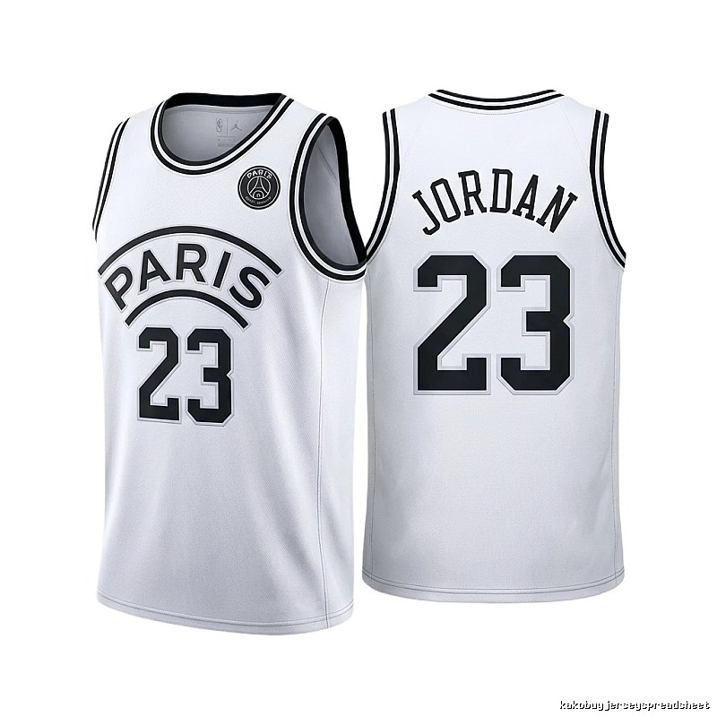 Michael Jordan retro-style white jersey