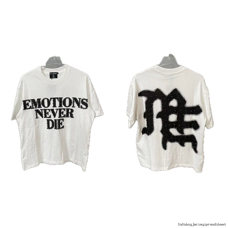 Mixed Emotion Graffiti Street Style White T-Shirt
