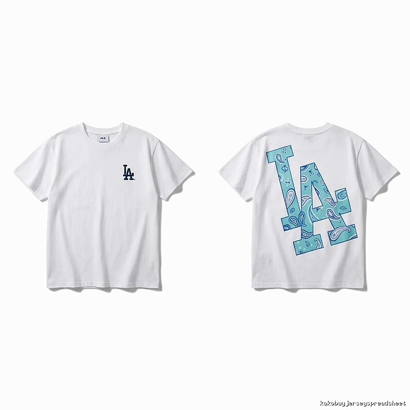 MLB LA Paisley White T-shirt