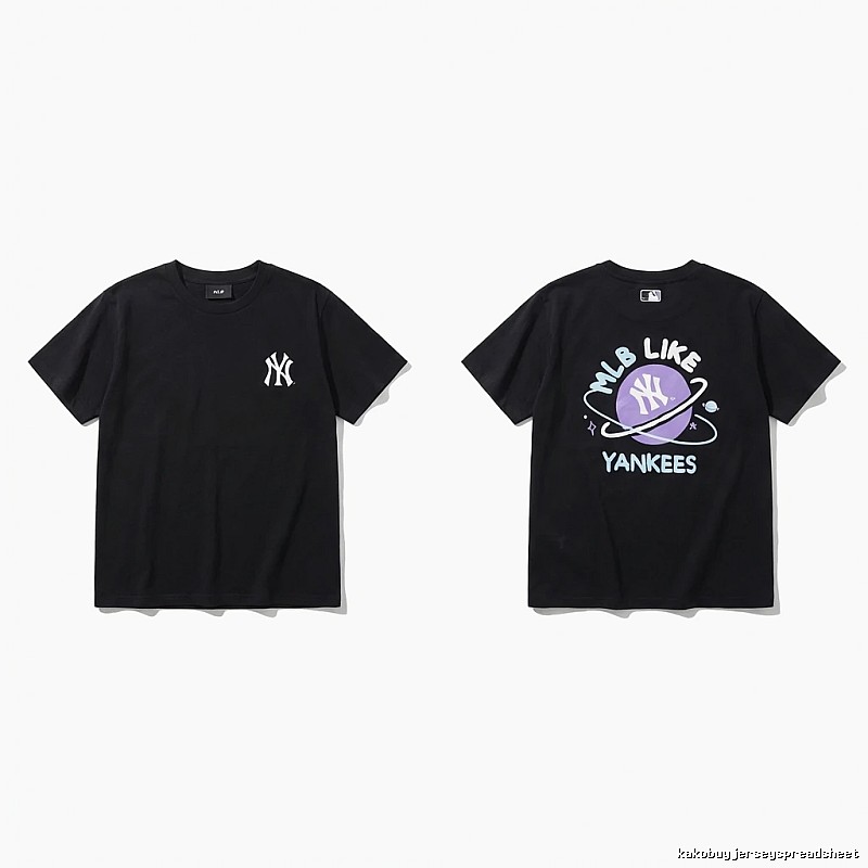 MLB Planet Style Black T-shirt