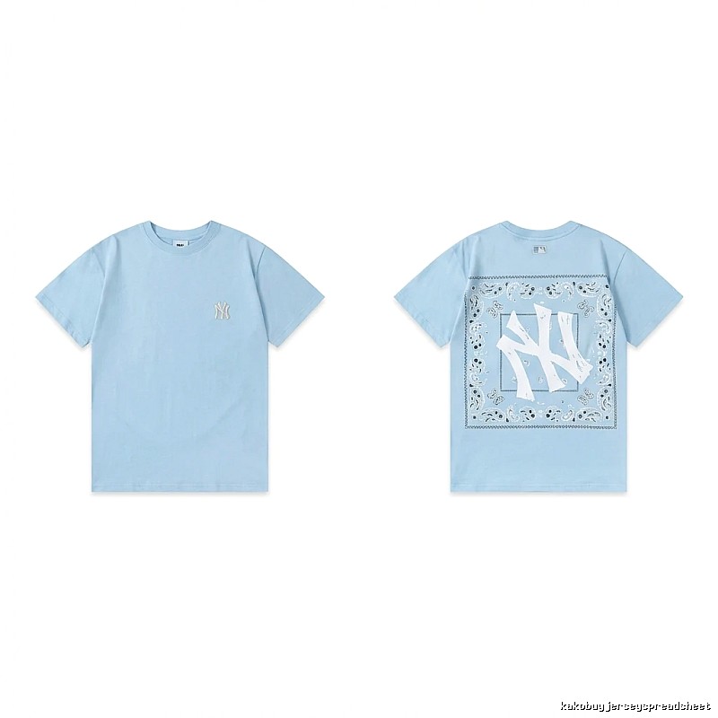 MLB retro light blue T-shirt