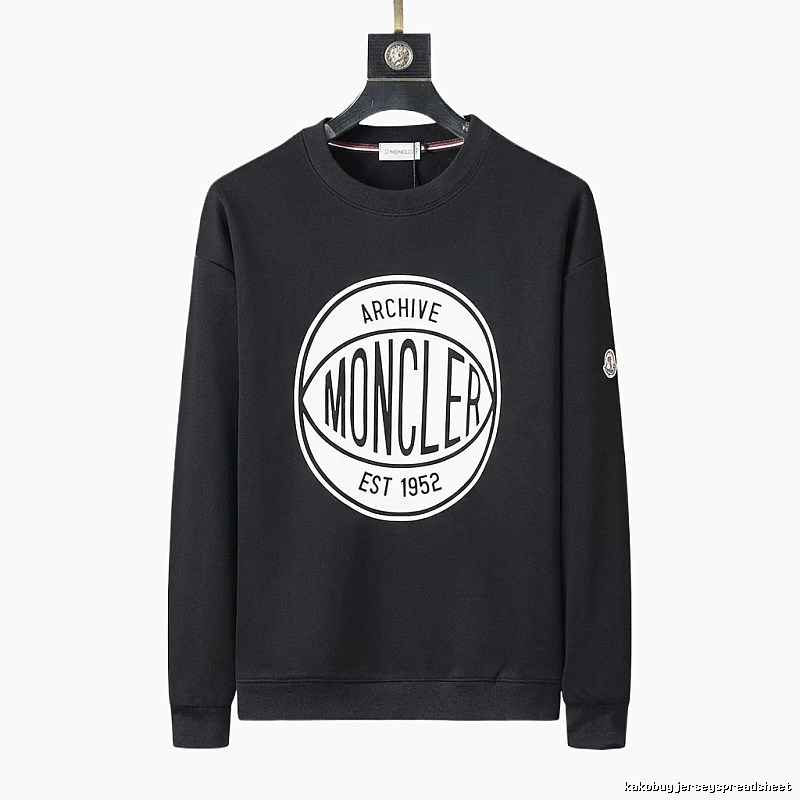 Moncler Archive Retro Style Black Sweatshirt