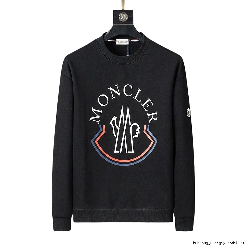 Moncler Classic and Stylish Black Sweatshirt