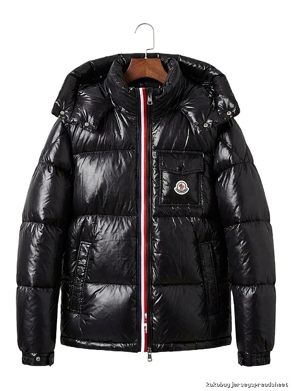 Moncler Shiny and Stylish Black Down Jacket