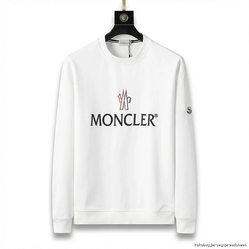 Moncler simple white sweatshirt