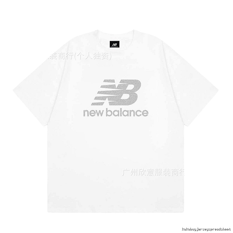 New Balance Classic Casual Style White Short-sleeve T-shirt