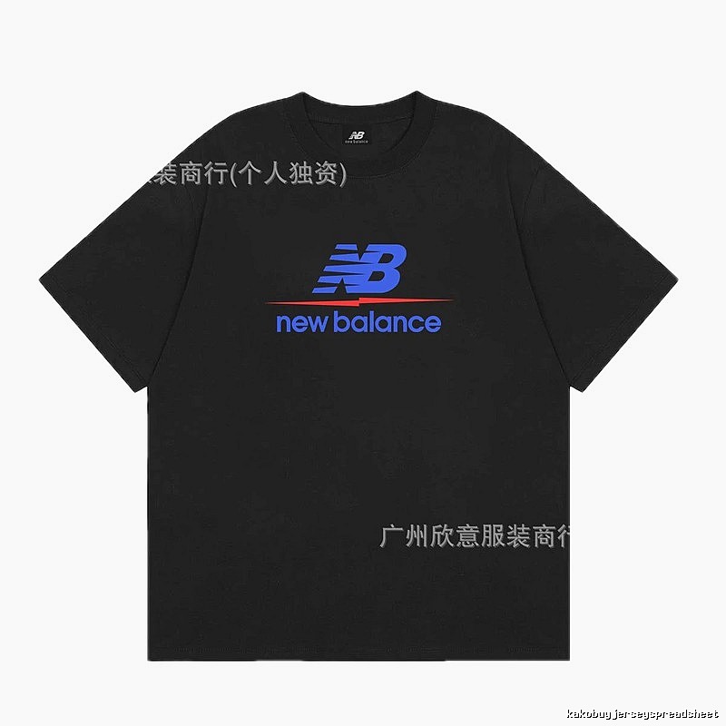New Balance Printed Casual Black T-Shirt