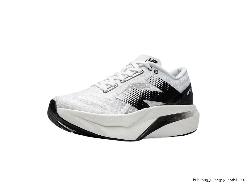 New Balance retro-style white and black shoes