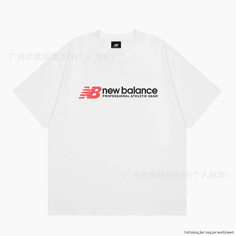 New Balance Sports Casual Style White Short-sleeve T-shirt