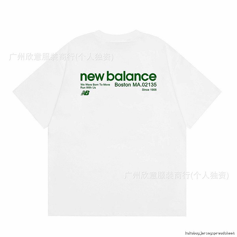 New Balance Vintage Casual Printed White T-Shirt