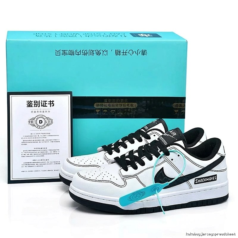 Nike Air Force One black and white trendy shoes