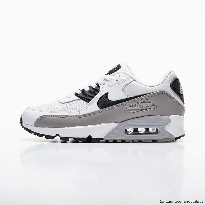 Nike Air Max retro-style gray and white sports shoes