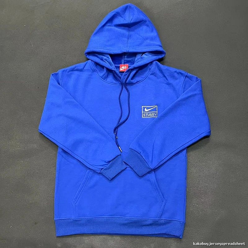 Nike Blue Zip Hoodie Campus Look Swoosh