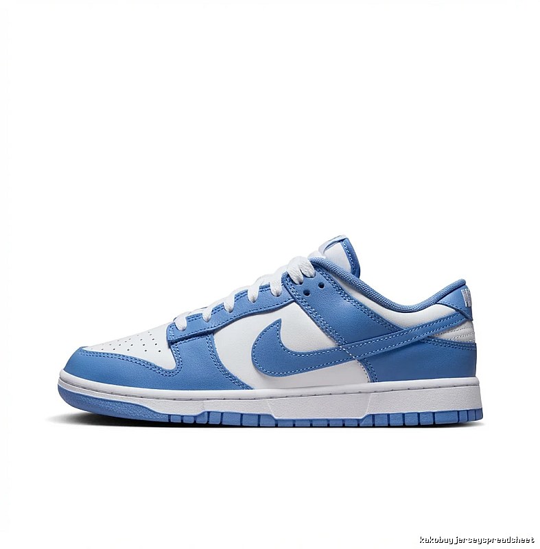 Nike Dunk Low Blue and White Trendy Shoes