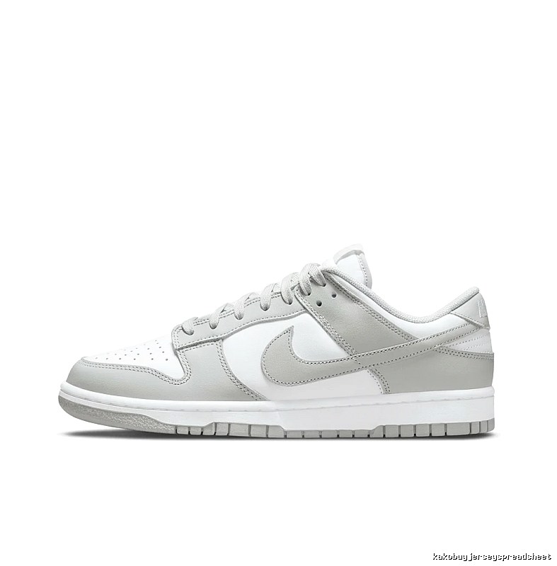 Nike Dunk simple style gray and white shoes