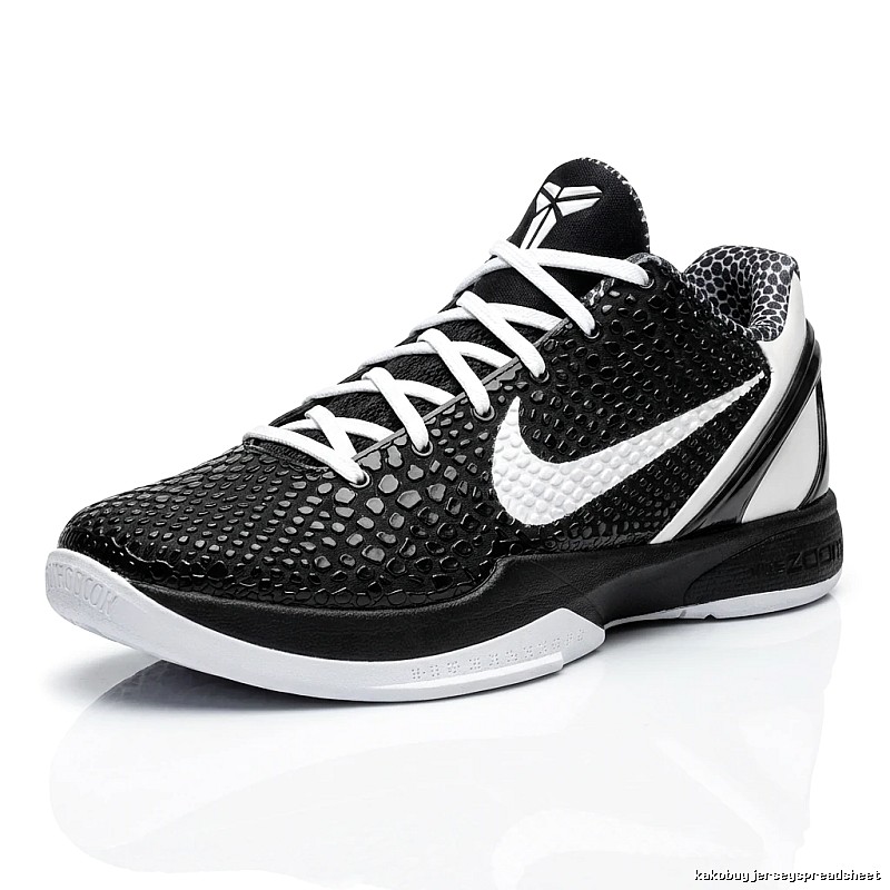 Nike Kobe series black and white trendy basketball shoes