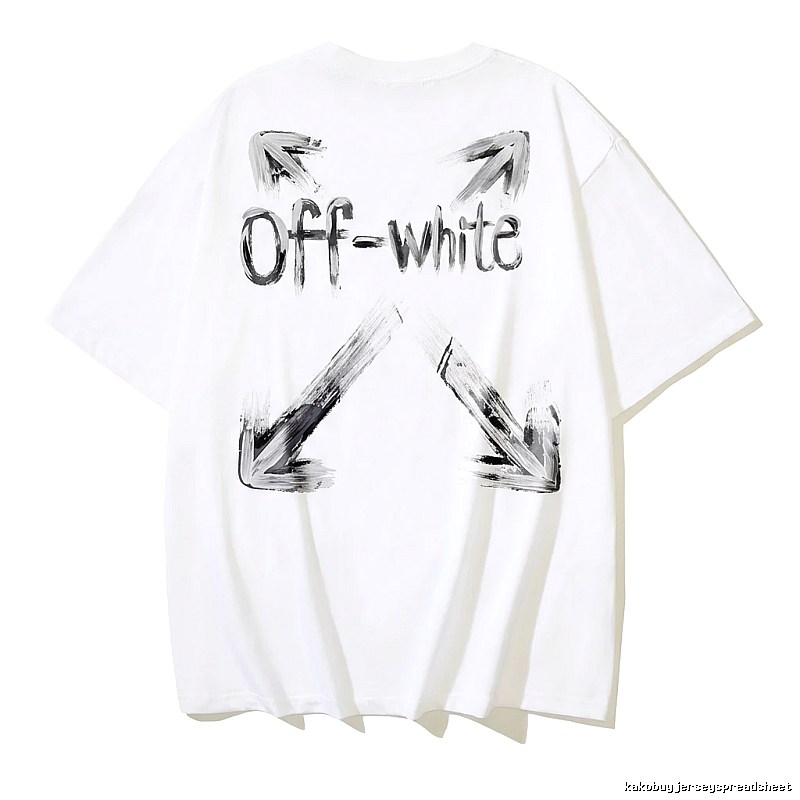 Off-White Graffiti Style White T-shirt