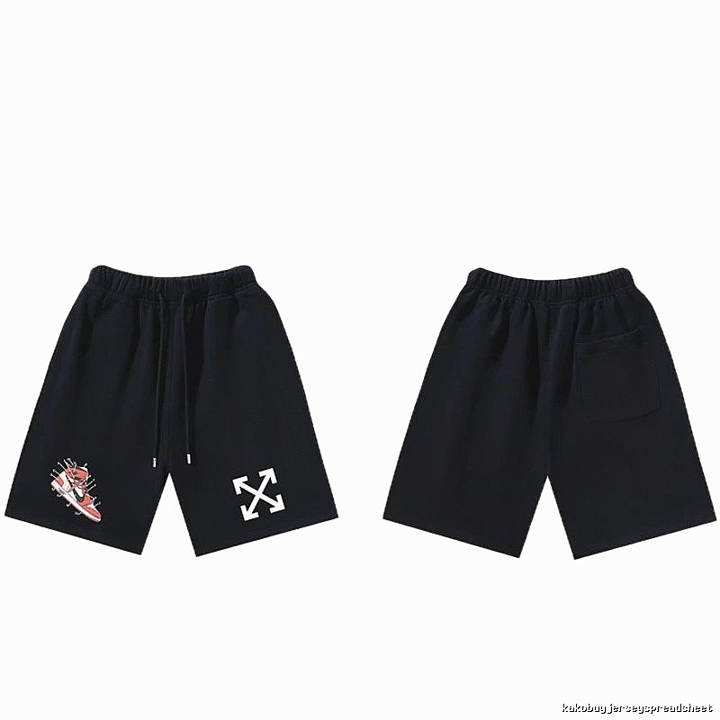 Off-White Style 013 Trendy Cool Black Shorts