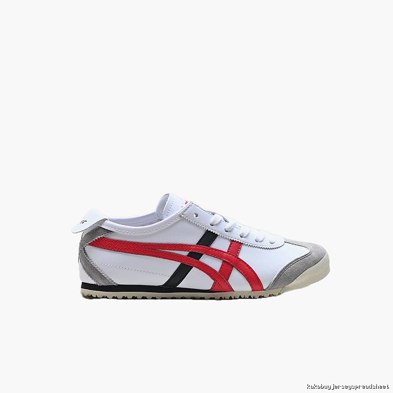 Onitsuka Tiger retro - style white and red sports shoes