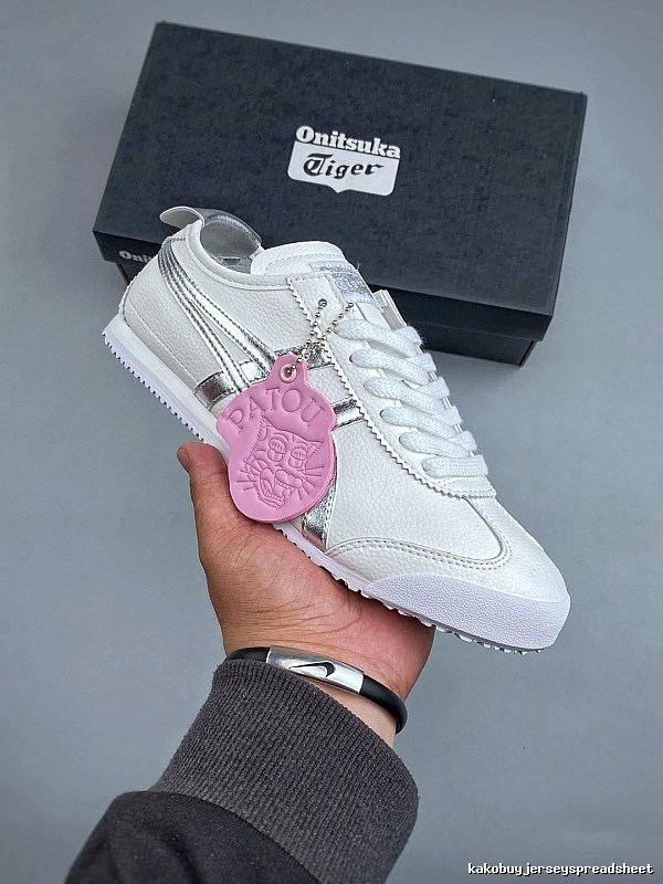 Onitsuka Tiger White Low-Top Sneakers, Clean Low Profile