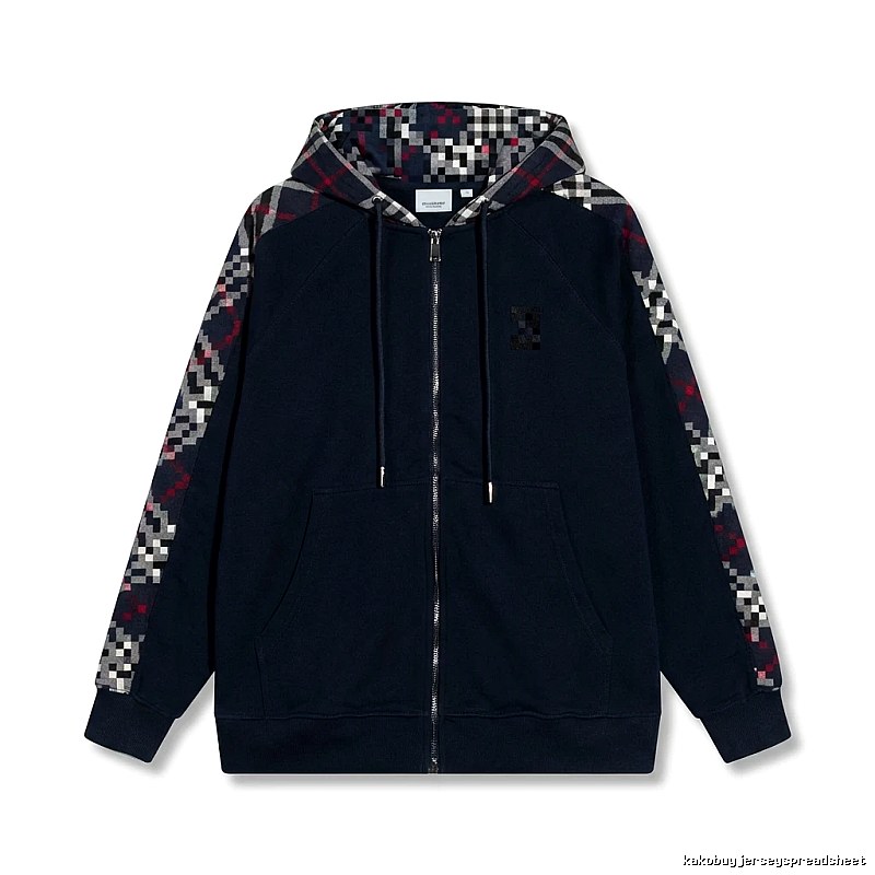 Other checkered patchwork style hoodie