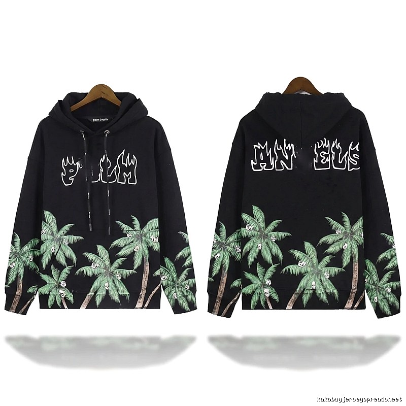 Palm Angels Palm Tree Black Hoodie