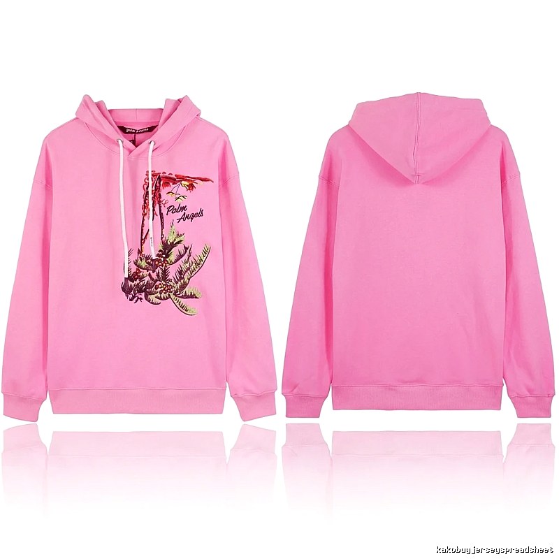 Palm Angels palm tree print pink sweatshirt