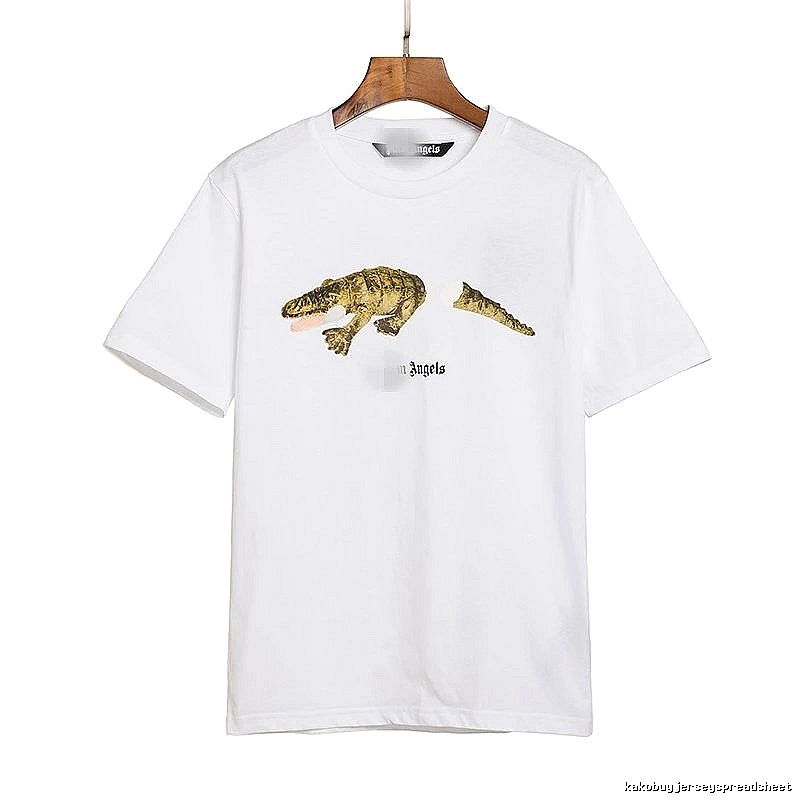 Palm Angels Streetwear Bear graphic T-shirt White Colorful Bear with Practical Shape