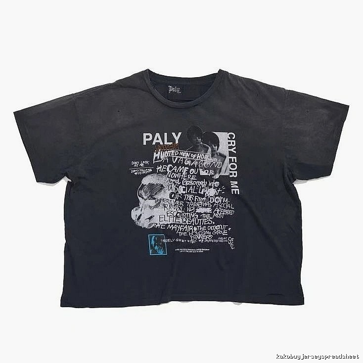 Paly Hollywood Graffiti Vintage Black T-Shirt