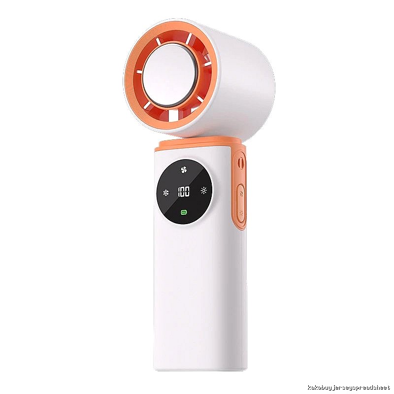 Portable Handheld Cooling Fan For Portable Airflow White Ice-compress Version