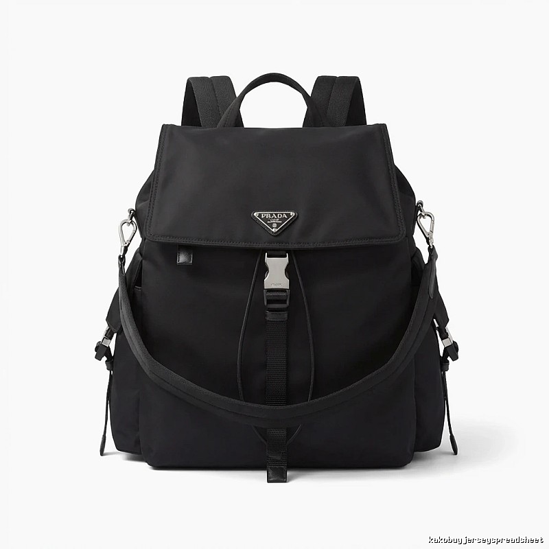 Prada classic black backpack