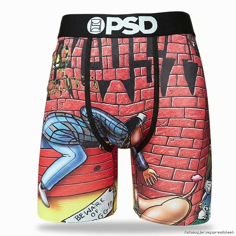 PSD graffiti-style red and black shorts