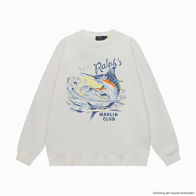 Ralph Lauren Marin Club White Sweatshirt